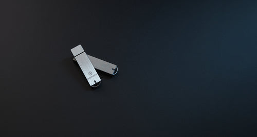 Memoria USB Kingston IronKey S1000 Flash 32GB Encriptado Criptochip Integrado Color Plata