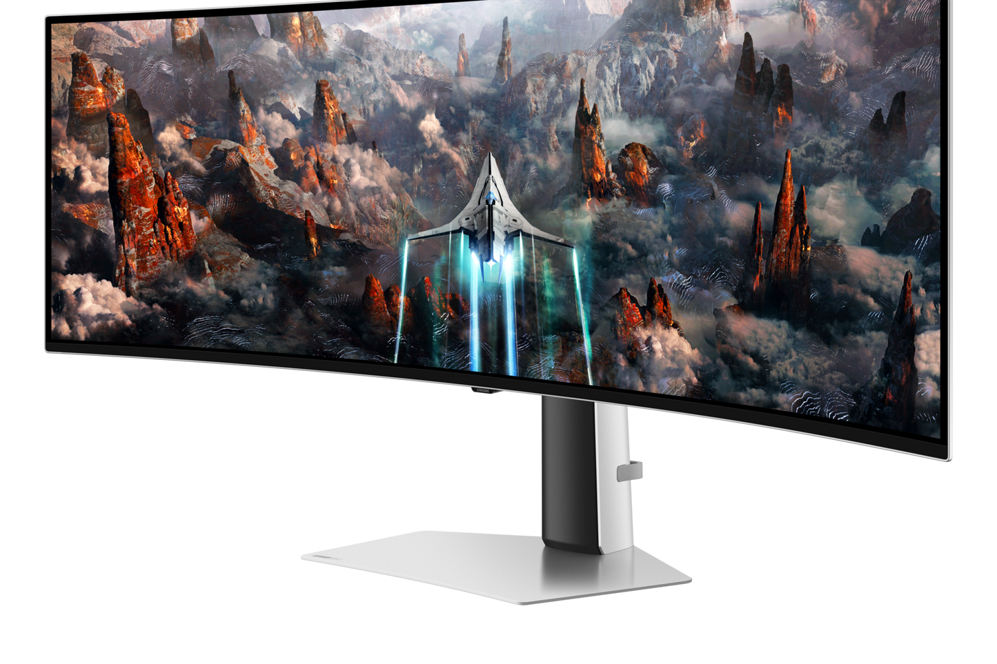 Monitor Gaming Samsung 49" Curvo 1800R Oled Resolucion 5120x1440 Panel Oled