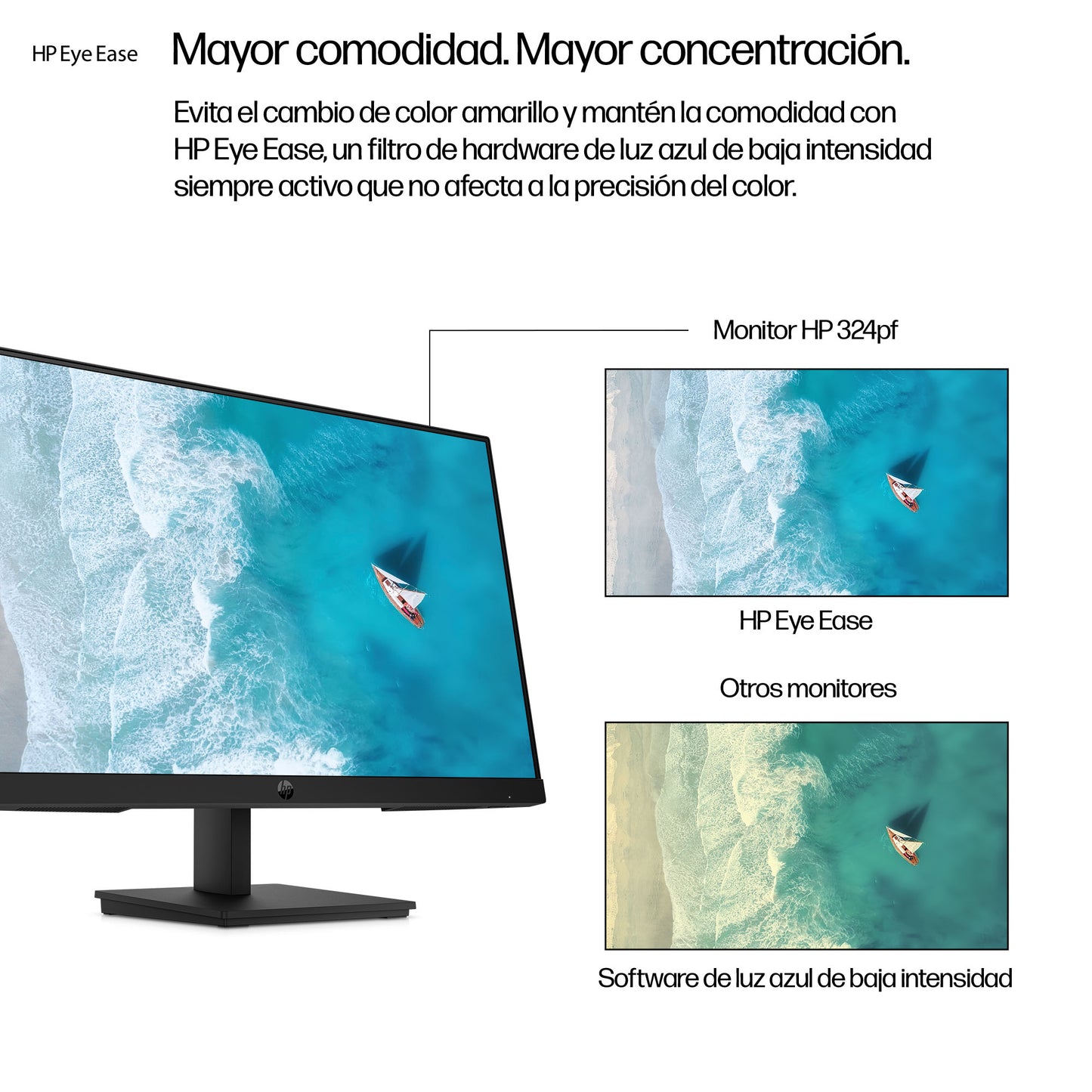 Monitor HP Serie 3 Pro 324pf 23.8" FHD | Panel IPS | 100Hz | VGA - HDMI - DP