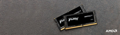 Memoria RAM Kingston DDR4 16 GB FURY Impact 3200MHz Non-ECC CL20 SO-DIMM XMP