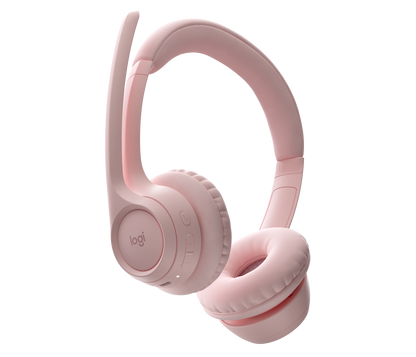Diadema Logitech Zone Vibe 300 Inalambrica con microfono  Color Rosa