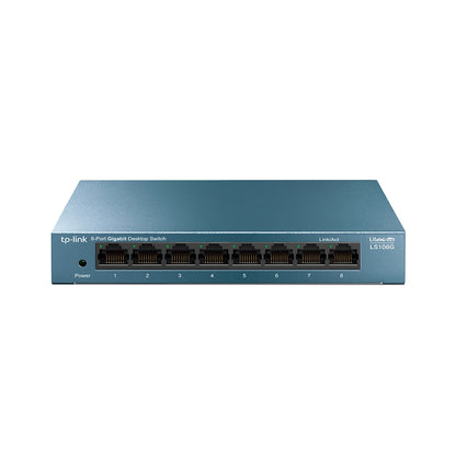 Switch TP-Link LiteWave 8-Port Gigabit Desktop 8× Gigabit RJ45 Ports Desktop Steel Case