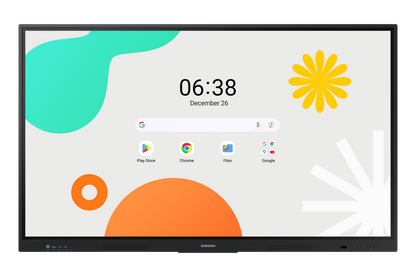 Pantalla Samsung E Board WAF 75" Interactiva 40 Multi Touch Android OS 14 UHD Resolución 3840x2160 350 Nits