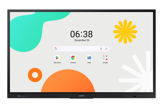 Pantalla Samsung E Board WAF 75" Interactiva 40 Multi Touch Android OS 14 UHD Resolución 3840x2160 350 Nits