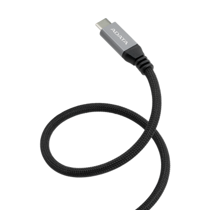 CABLE MAGNETICO ADATA USB-C ADOPTA EL USB 3.2 GEN2 ESTANDAR VLOCIDAD DE TRANSFERENCIA DE DATOS DE 10 GBPS COLOR NEGRO