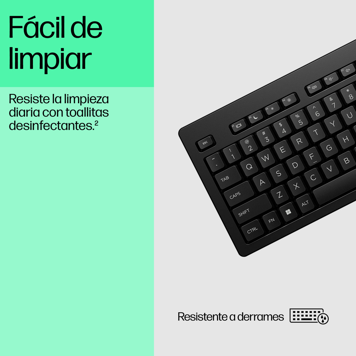 Teclado HP 125 Alambrico