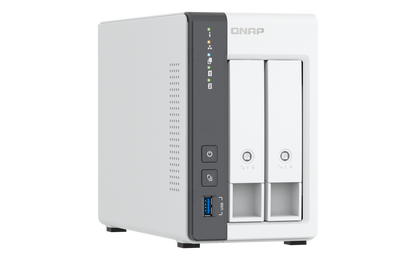 Unidad Almacenamiento NAS QNAP CPU ARM Cortex A55 Quad Core 2.0GHz 4GB RAM RJ45 2.5GbE 2 Bahias 3.5 Linux Sin Discos