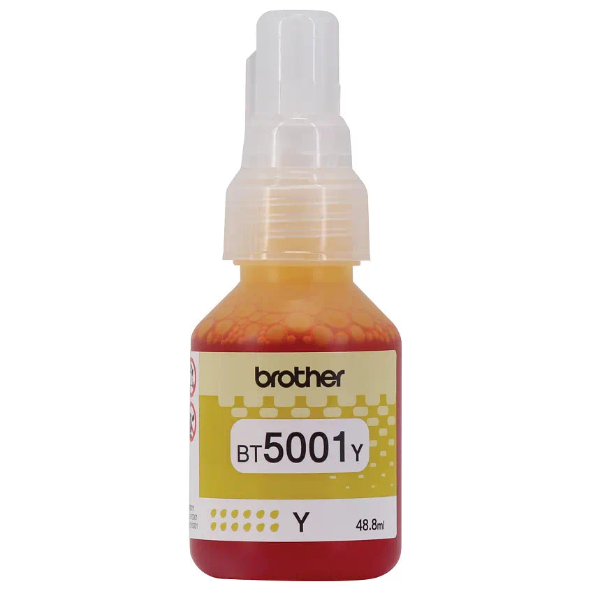 Botella de Tinta Original Brother BT-5001 Amarilla