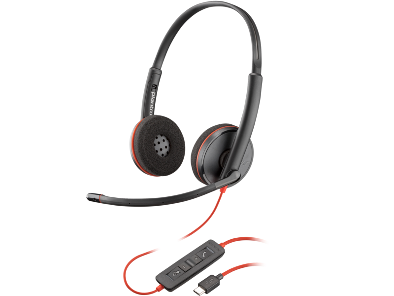 AURICULARES Poly BW 3220 USB-C HS USB-C/A (Bulk)