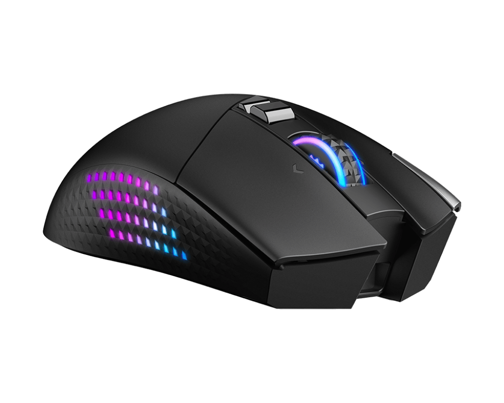 Mouse Inalámbrico Gamer MSI Versa Pro Wireless 26000 dpi RF Wireless/Bluetooth/USB-C Negro