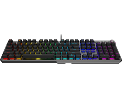 Teclado Gamer MSI STRIKE 600 SILENT LED RGB Mecánico Membrana Alámbrico USB Negro Inglés