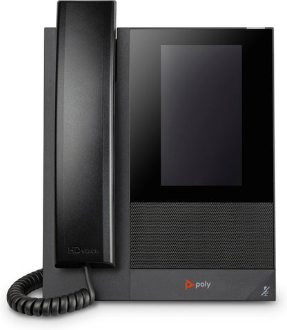 Poly Telefono IP multimedia empresarial CCX 400 para Microsoft Teams y habilitado con PoE