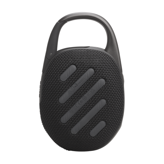 Altavoz JBL Clip 5 inalámbrico portátil resistente al agua color Negro