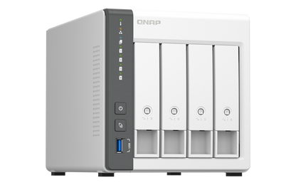 Unidad Almacenamiento NAS QNAP CPU ARM Cortex A55 Quad Core 2.0GHz 4GB RAM RJ45 2.5GbE 4 Bahias 3.5 Hasta 22TB Linux S/D