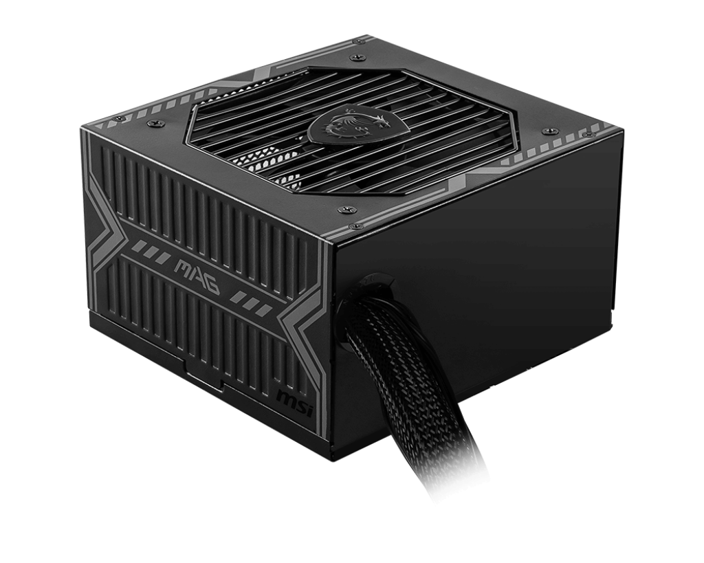 Fuente de Poder 750W MSI MAG A750BN PCIE5 80 PLUS Bronze 24-pin ATX 120mm