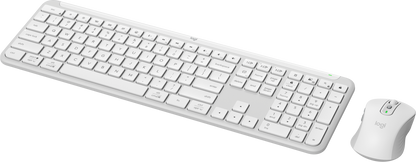 Kit Teclado y Mouse Logitech MK950 Inalambrico off white