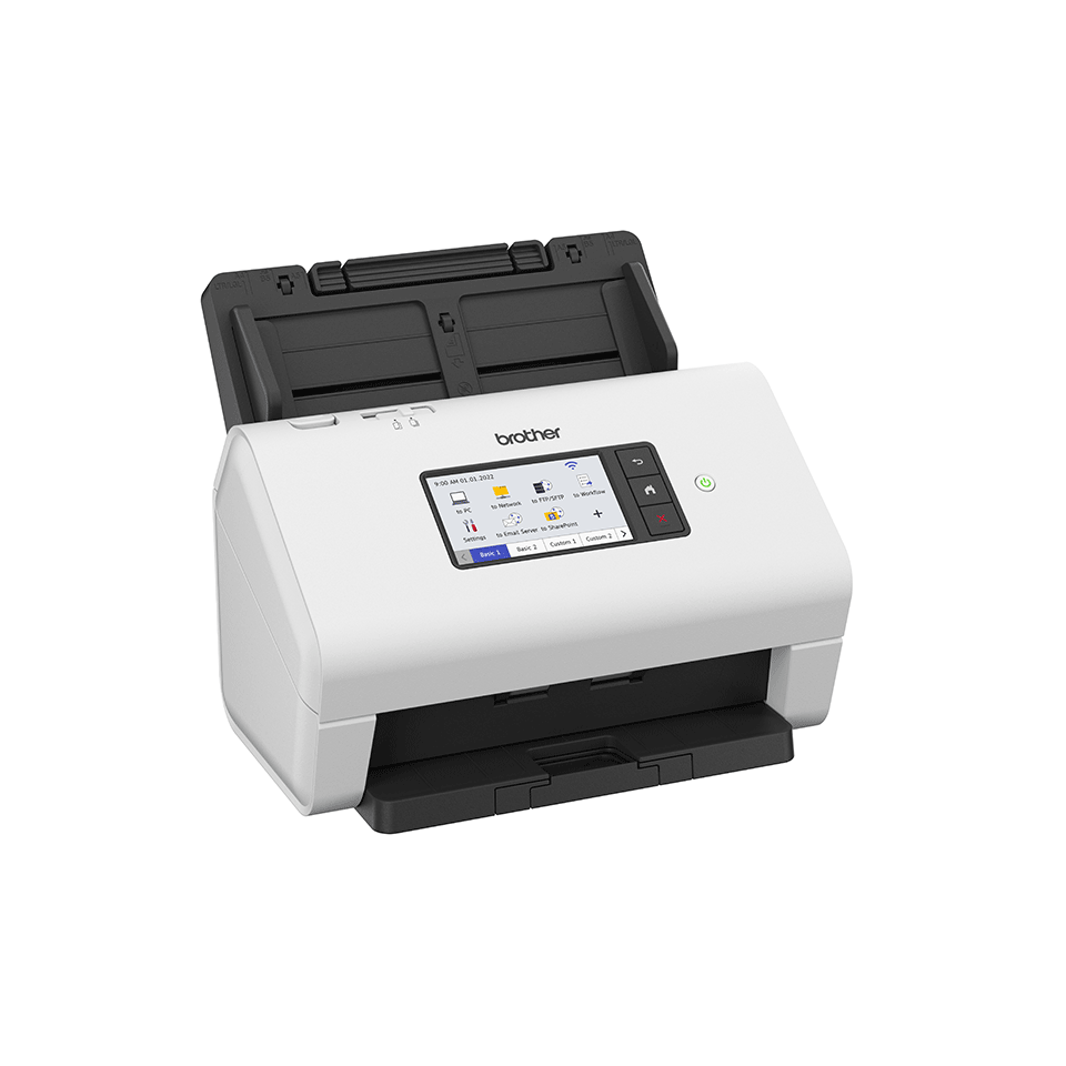 Escaner Brother ADS-4900W Profesional Alto Volumen Resolución 1200 ppp 100 PPM ADF
