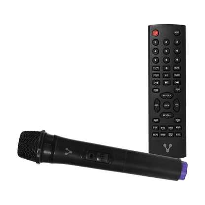 BAFLE VORAGO KSP-530 40W RMS 2x6 2x2.5 TWEETER 5400mAh FLAME LIGHT TWS USB / TF / BT / AUX