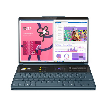 Laptop Lenovo Yoga Book 9 13.3 2880x1800 Táctil Intel Core Ultra 7 155U 16GB 1TB SSD Windows 11 Home Español