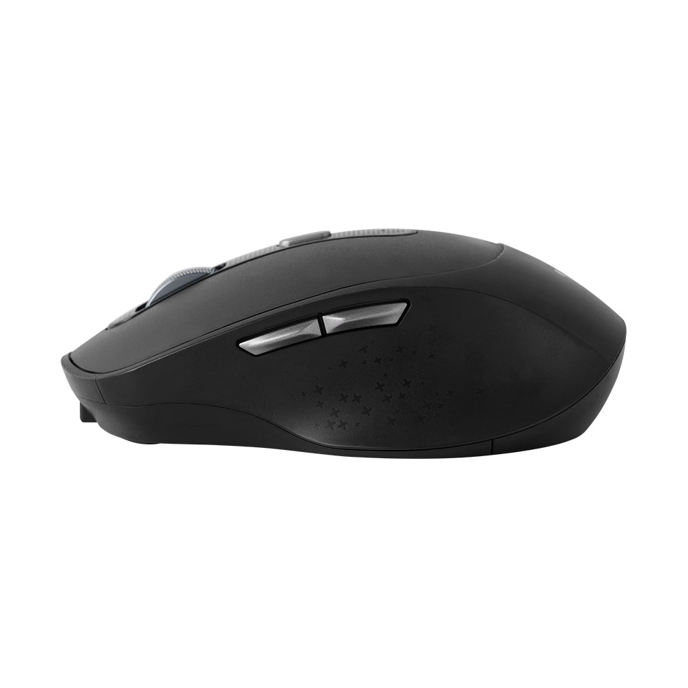 MOUSE VORAGO MO-450 INALAMBRICO Y BLUETOOTH RECARGABLE TIPO C NEGRO