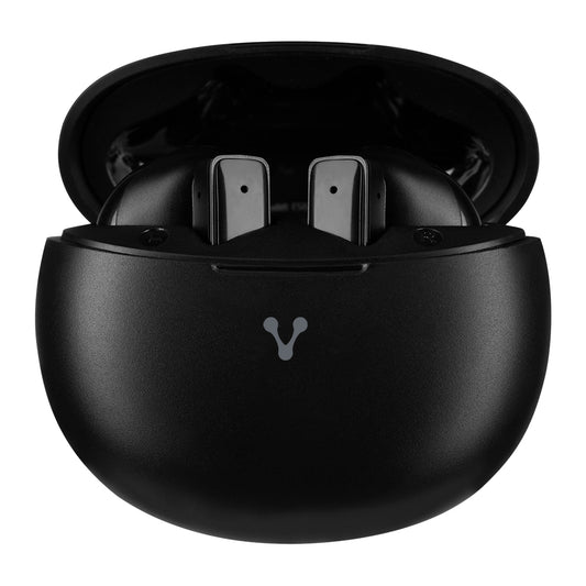 Audifonos Vorago bluetooth 5.4 con hasta 24 hrs de reproduccion controles tactiles funcion de manos libres y conexion para carga usb tipo c