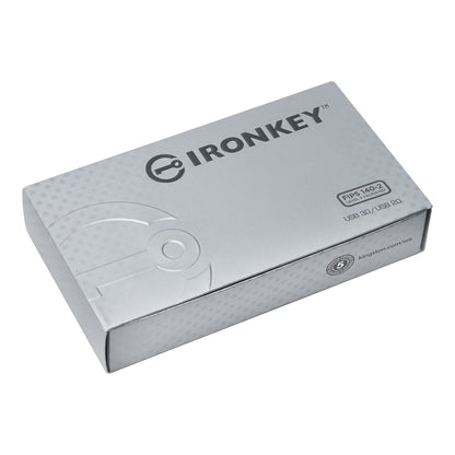 Memoria USB Kingston IronKey S1000 Flash 32GB Encriptado Criptochip Integrado Color Plata
