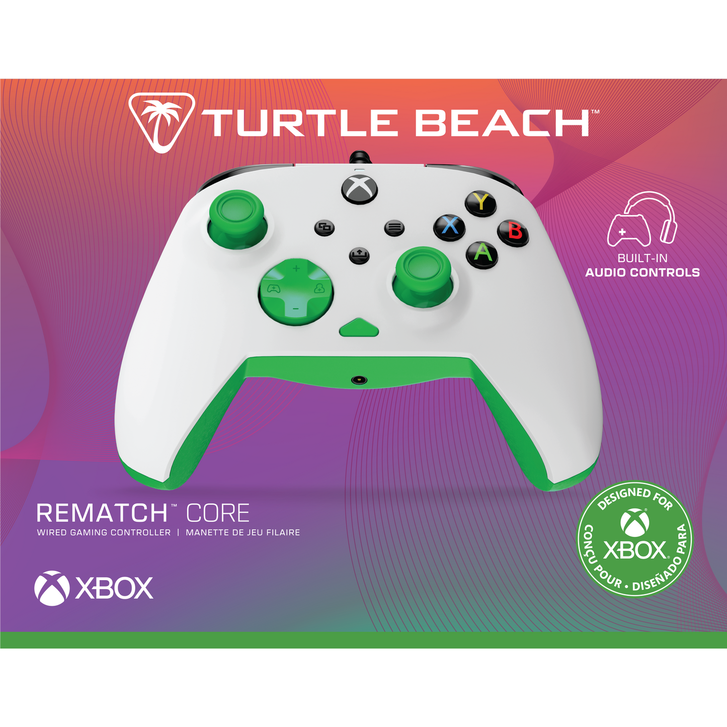 Control Turtle Beach Rematch Core Blanco/Verde