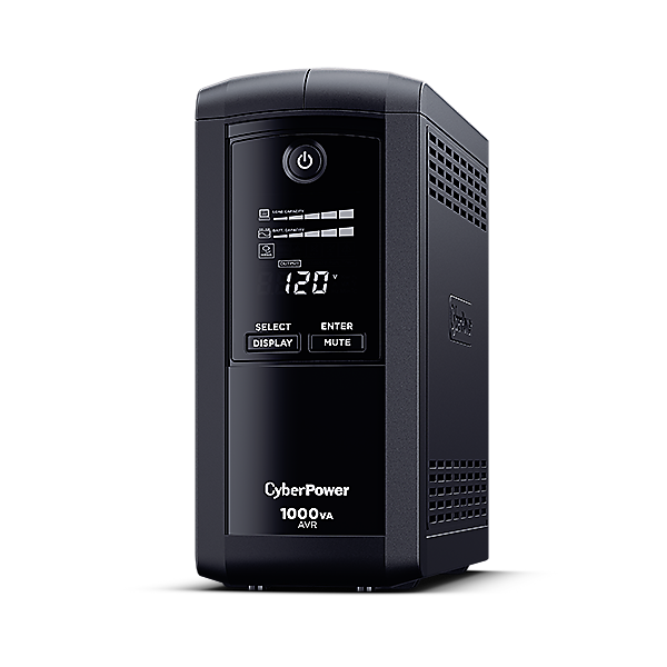 UPS CYBERPOWER 1000VA 600W 9 CONT PANTALLA LCD INTELIGENTE M