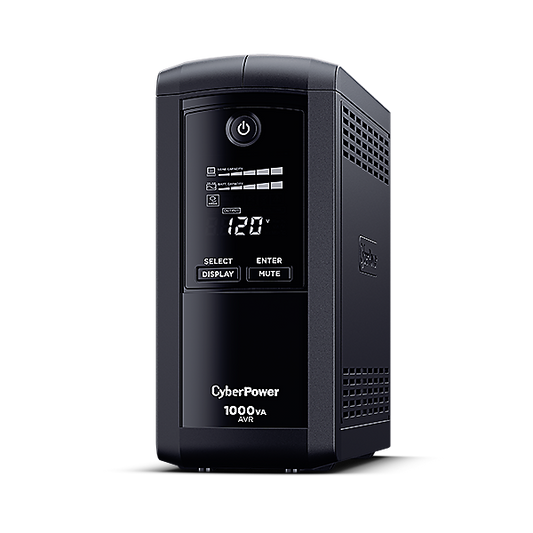 UPS CYBERPOWER 1000VA 600W 9 CONT PANTALLA LCD INTELIGENTE M