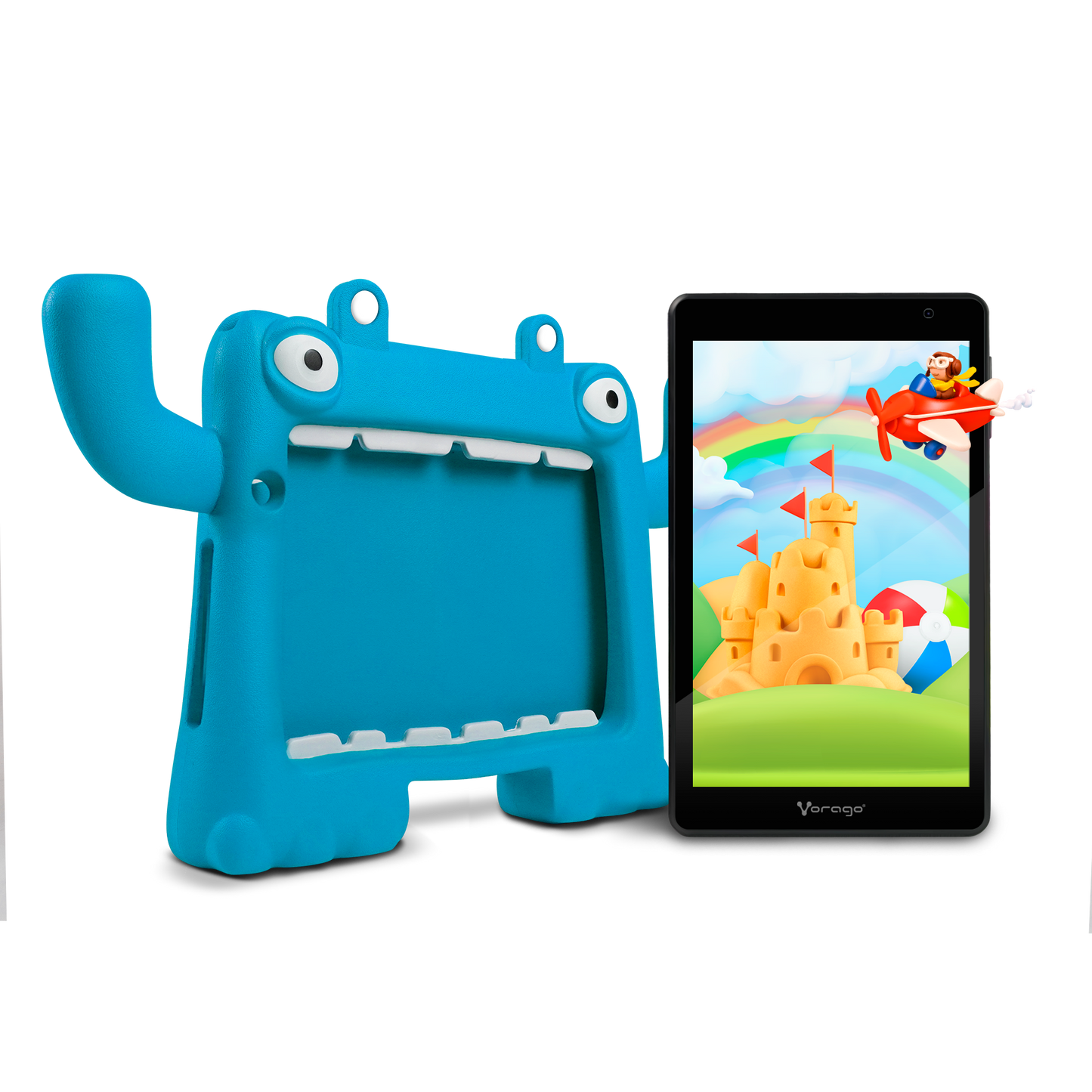 Tablet Vorago PAD-8-KIDS 8"Quadcore 64GB Ram 4GB 2MP/5MP Android 13 Funda Azul