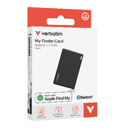 Localizador Verbatim My Finder Bluetooth Tarjeta 1 pza Negro