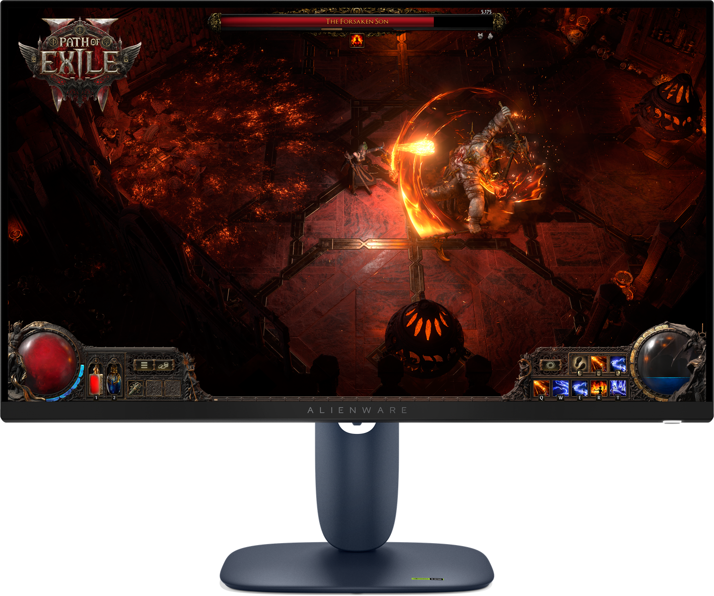 Monitor Alienware 27¨ AW2725DM Resolucion 2560 x 1440  QHD DP/HDMI