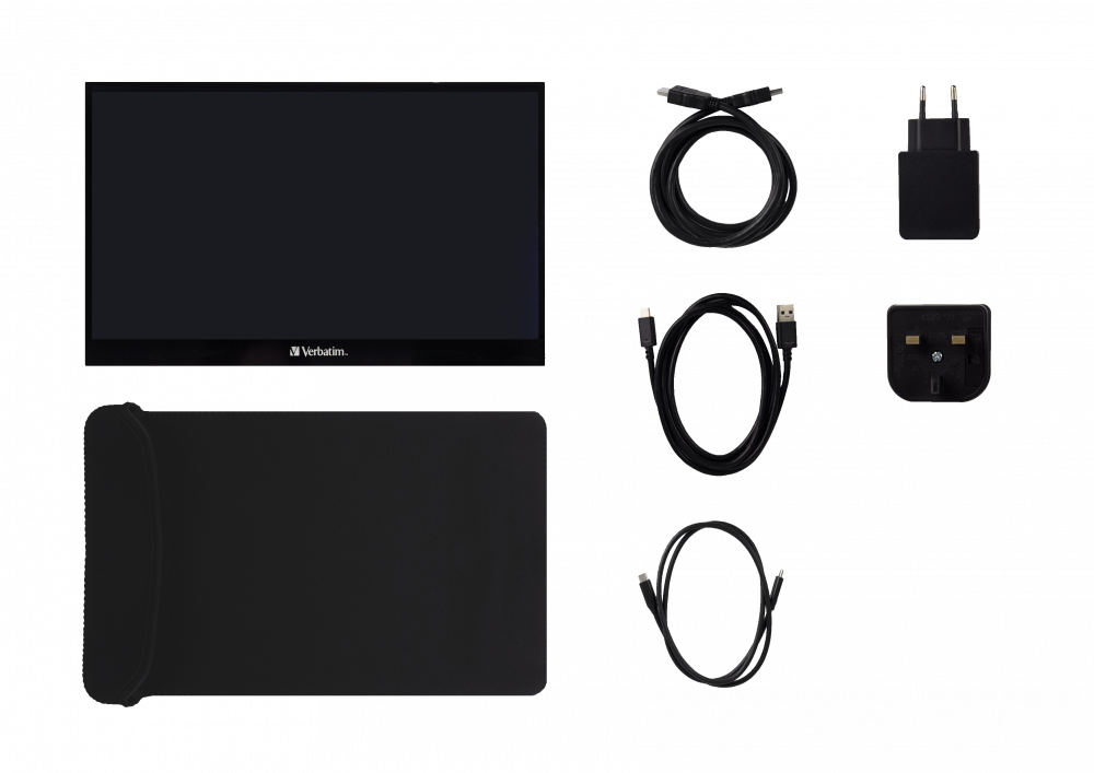 Monitor Touch Portatil Verbatim 17.3" Full HD (1080p) Resolucion 1920 x 1080