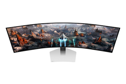 Monitor Gaming Samsung 49" Curvo 1800R Oled Resolucion 5120x1440 Panel Oled