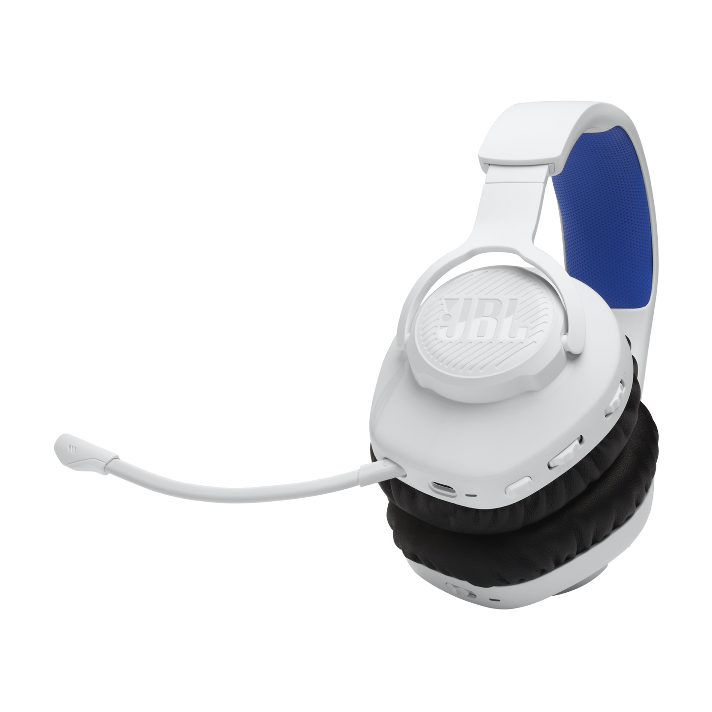 Auriculares inalámbricos JBL supraaurales para juegos JBL Quantum 360P para consola PS color blanco/azul