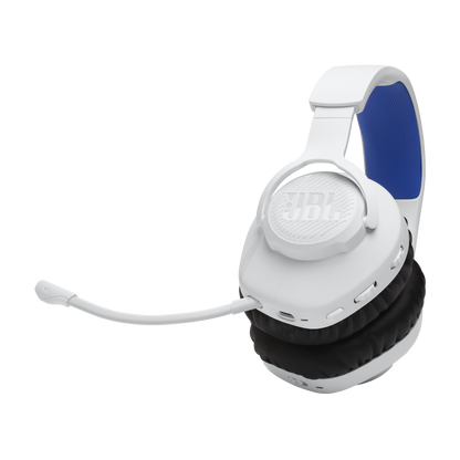 Auriculares inalámbricos JBL supraaurales para juegos JBL Quantum 360P para consola PS color blanco/azul