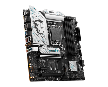 TARJETA MADRE MSI B760M GAMING PLUS WIFI SOCKET 1700 4 DDR5 6800  2HDMI 2 DP 2 M.2 MICRO ATX