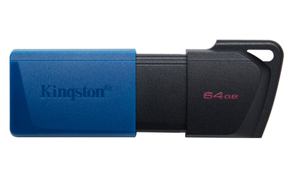 Memoria USB Kingston DataTraveler Exodia M 64GB USB 3.2 Gen1 Color Negro-Azul