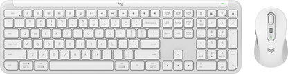Kit Teclado y Mouse Logitech MK950 Inalambrico off white