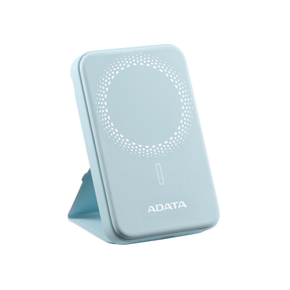 Power Bank Adata Inalámbrico 5000MAH de Carga Rápida QC PD de 20 W Magnético Color Azul