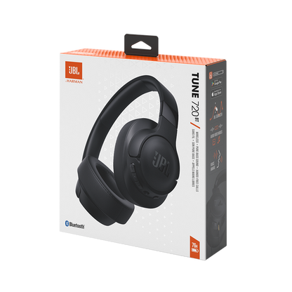 Auriculares inalámbricos JBL Tune Bluetooth 720BT con diadema color Negro