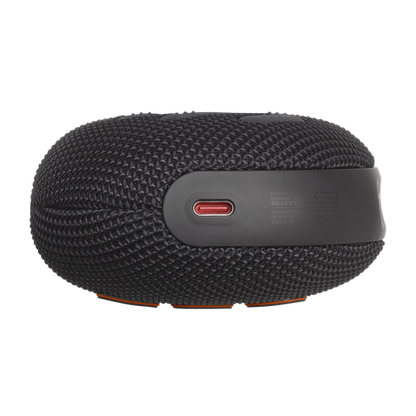Altavoz JBL Clip 5 inalámbrico portátil resistente al agua color Negro