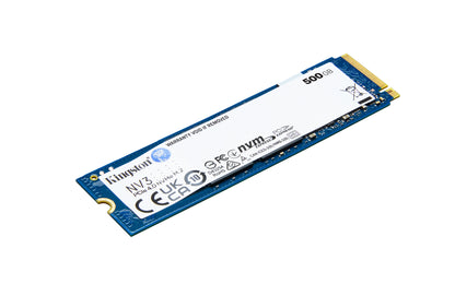 Unidad de Estado Sólido SSD Kingston SNV3S NVMe 500GB PCI Express 4.0 M.2