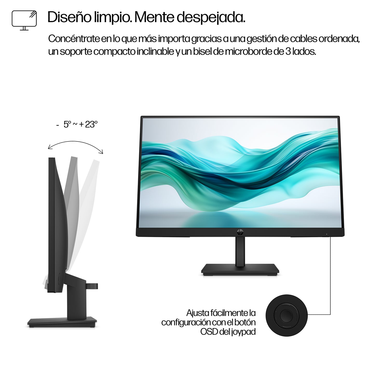 Monitor HP Series 3 Pro 21.5  inch FHD - 322pf