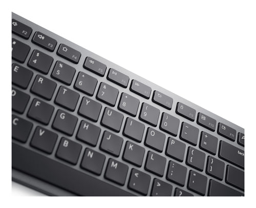 Kit Teclado y Mouse Dell Premier Wireless KM7321W Español Color Gris titanio Garantia 3 Años