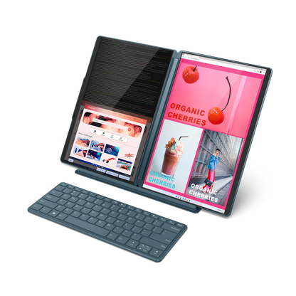 Laptop Lenovo Idea Yoga Book 9 13IRU8 13.3 Touch 2.8K Intel Core i7-1355U 1.70GHz 16GB 1TB SSD Windows 11 Home 64-bit Esp Turquesa