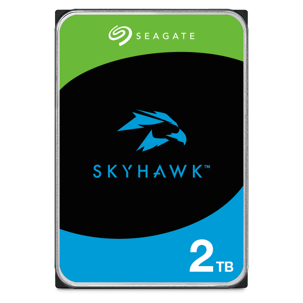 Disco Duro Interno Seagate SkyHawk 2TB 3.5" 5400RPM SATA lll 6Gbit/s Cache 256MB 1-8 Bahias para Videovigilancia
