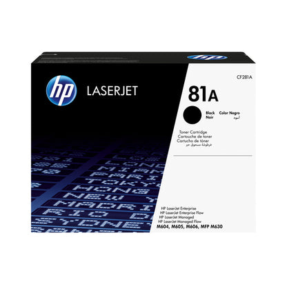 Toner HP LaserJet 81A Negro