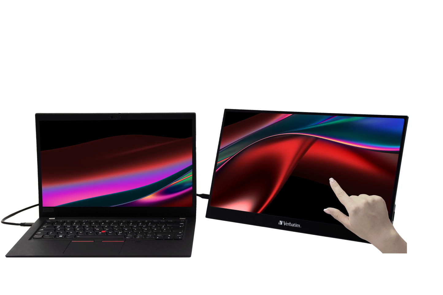 Monitor Touch Portatil Verbatim 17.3" Full HD (1080p) Resolucion 1920 x 1080