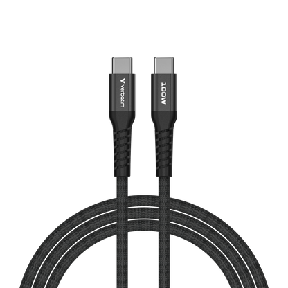 Cable Magnético Verbatim Compacto 100W 12cm Color Negro